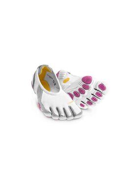 NEW VIBRAM FIVEFINGERS JAYA WHITE GREY PURPLE Size 38